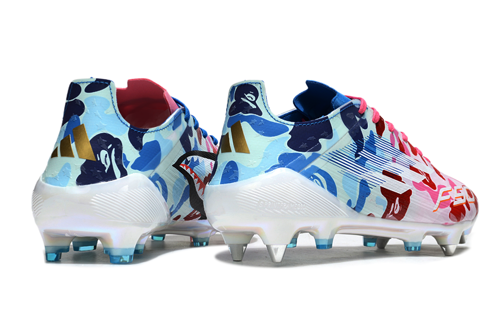 F50 x Bape Languette FG - Rose/Bleu – Image 5
