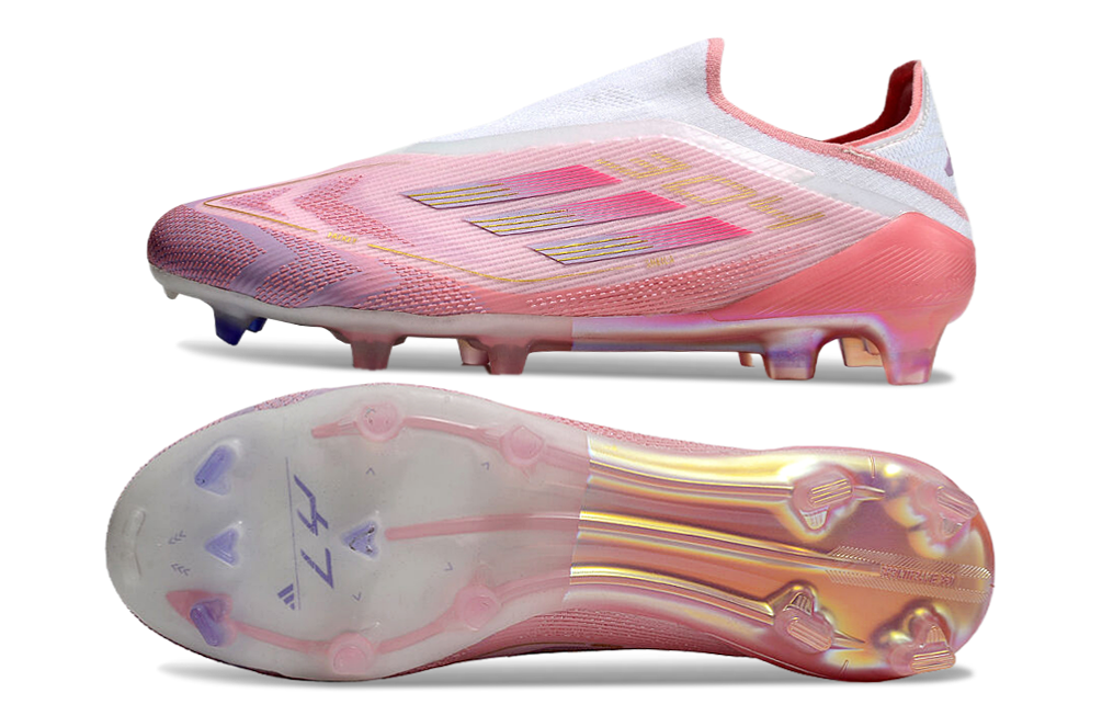 F50 Lamine Yamal Laceless FG - Rose/Blanc – Image 6