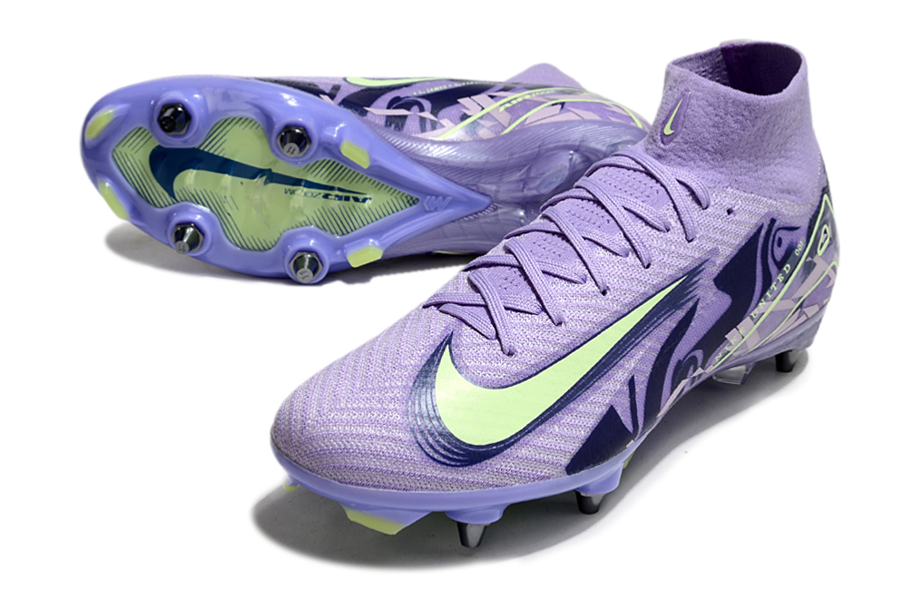 Air Zoom Mercurial Superfly 10 SG United - Purple Agate/Jaune Fluo – Image 5