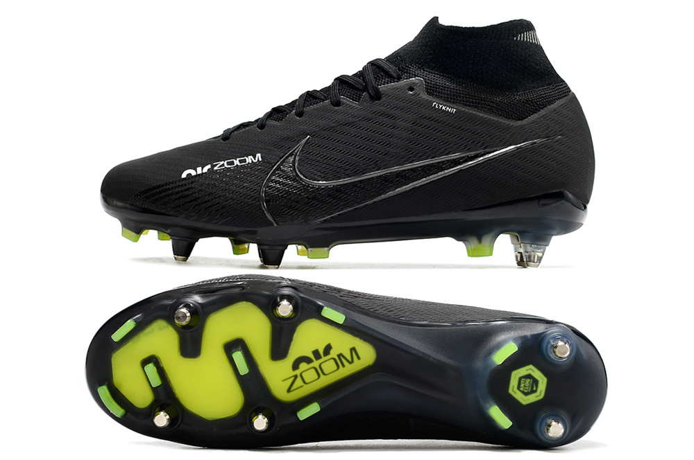 Air Zoom Mercurial Superfly 9 Anticlog SG - Noir/Gris/Blanc/Jaune Fluo – Image 7