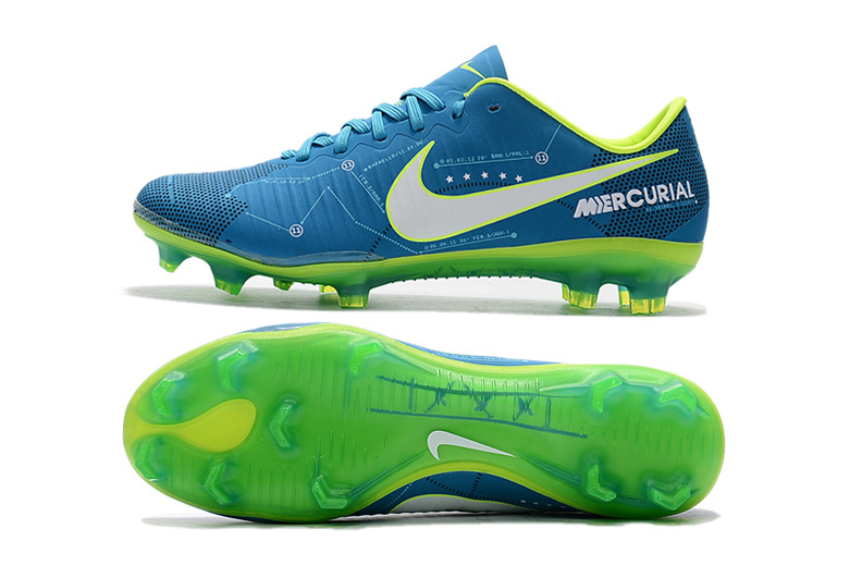 Mercurial Vapor 11 Elite FG Neymar - Bleu/Vert – Image 11