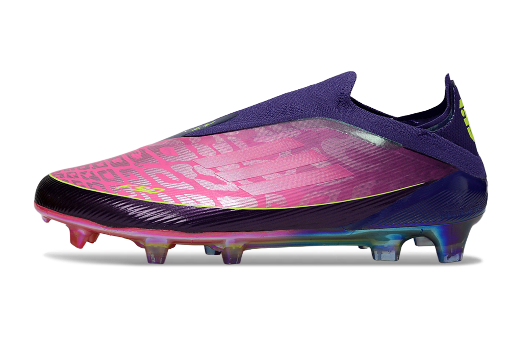 F50 Laceless Lamine Yamal 2 FG - Violet/Rose/Jaune Fluo – Image 5