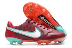 Tiempo 9 Elite FG Bordeaux/Blanc/Turquoise