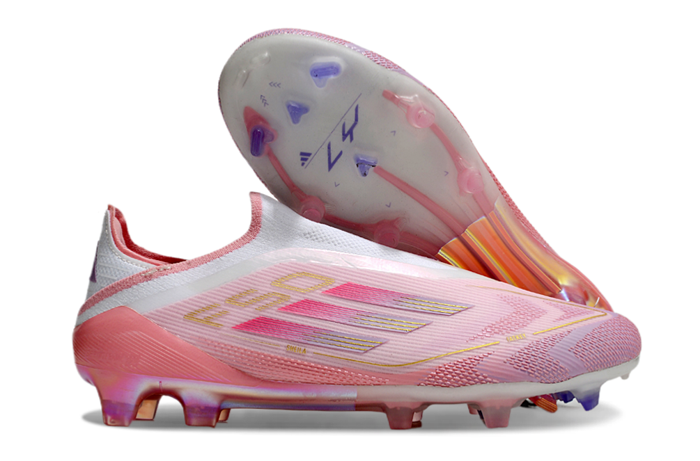 F50 Lamine Yamal Laceless FG - Rose/Blanc – Image 8