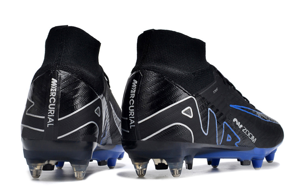 Air Zoom Mercurial Superfly 9 Anticlog SG-PRO Shadow - Noir/Chrome/Ble – Image 6
