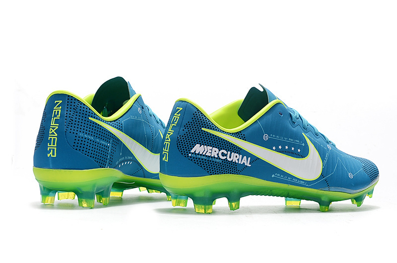 Mercurial Vapor 11 Elite FG Neymar - Bleu/Vert – Image 8