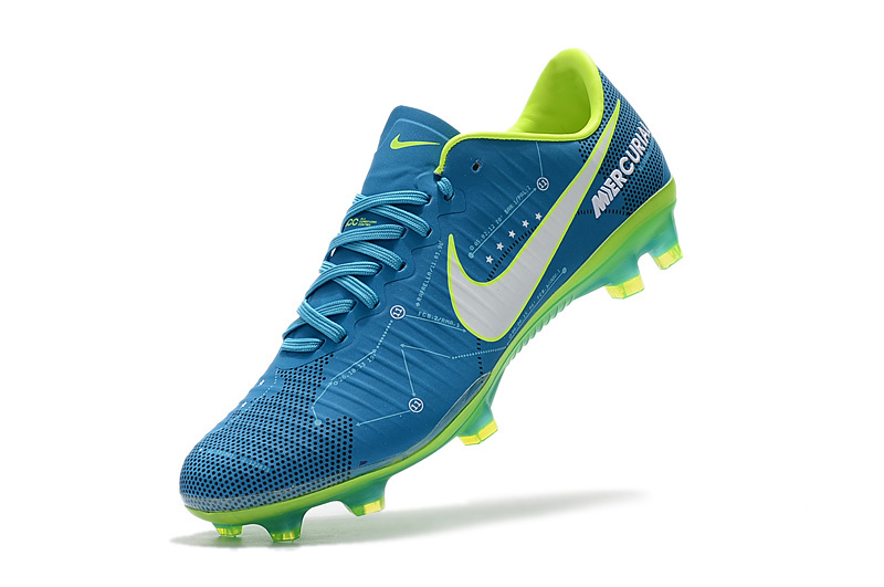 Mercurial Vapor 11 Elite FG Neymar - Bleu/Vert – Image 4
