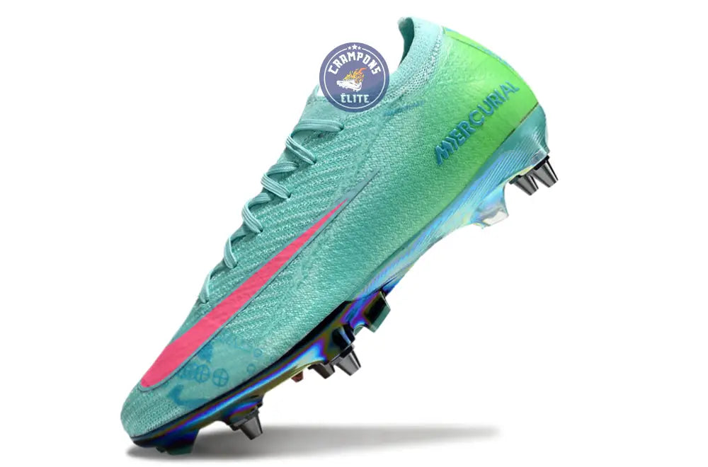 Air Zoom Mercurial 10 SG Cosmic Speed 2 - Turquoise/Noir ÉDITION LIMIT – Image 4