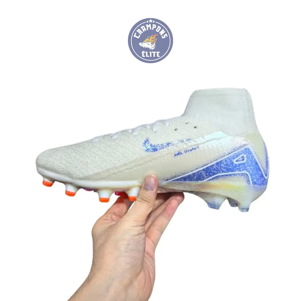Air Zoom Mercurial Superfly 10 AG Blueprint - Blanc/Bleu – Image 2