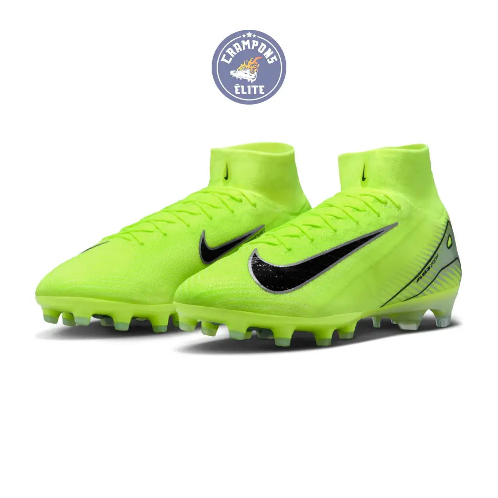 Air Zoom Mercurial Superfly 10 AG - Vert/Jaune/Argenté/Noir – Image 3