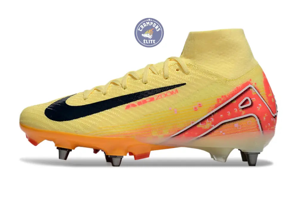 Air Zoom Mercurial Superfly 10 SG Mbappé Personal Edition - Orange/Ble – Image 5