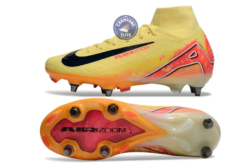 Air Zoom Mercurial Superfly 10 SG Mbappé Personal Edition - Orange/Ble
