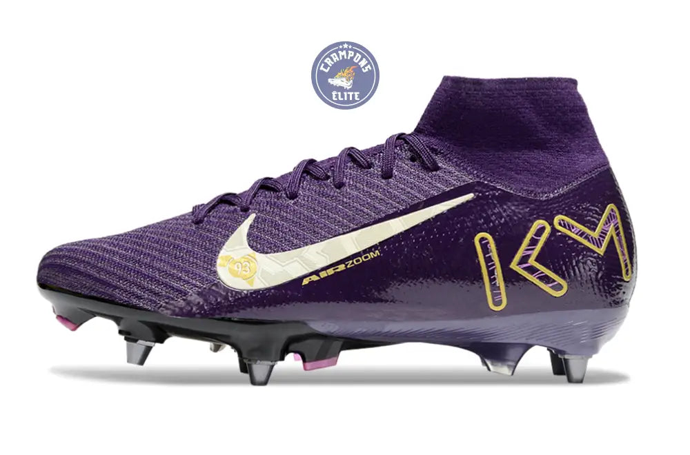 Air Zoom Mercurial Superfly 10 SG Mbappé Personal Edition - Violet/Bla – Image 5
