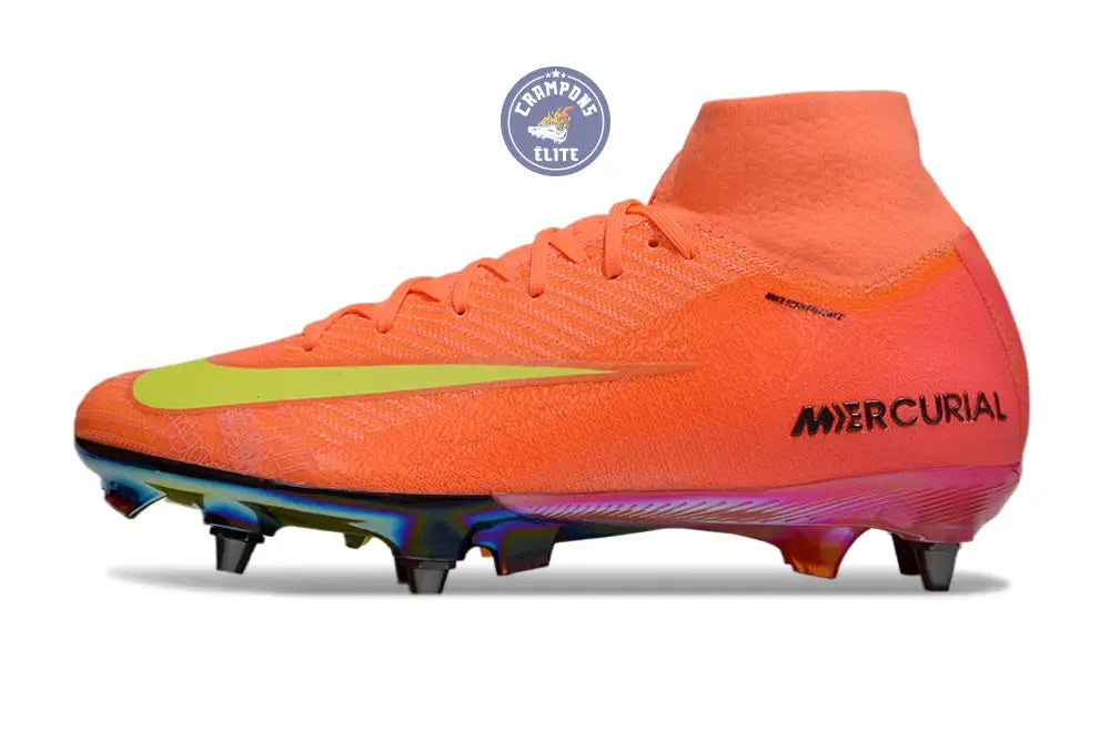 Air Zoom Mercurial Superfly 10 SG - Orange/Jaune/Rose – Image 5