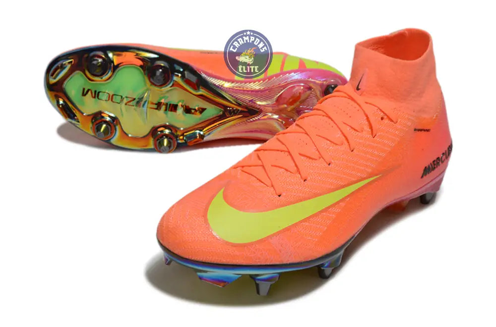 Air Zoom Mercurial Superfly 10 SG - Orange/Jaune/Rose – Image 2