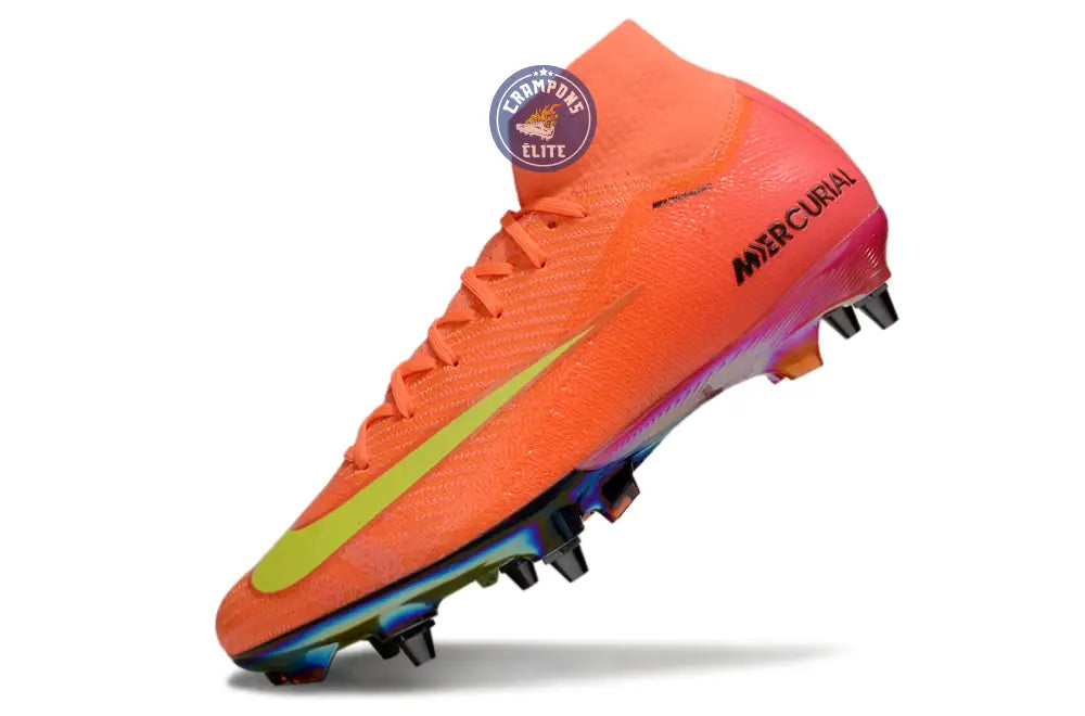Air Zoom Mercurial Superfly 10 SG - Orange/Jaune/Rose – Image 4