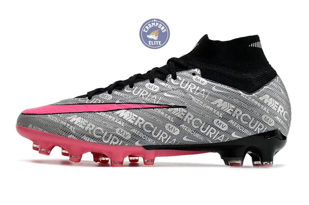 Air Zoom Mercurial Superfly 9 AG 25 - Argenté/Rose/Noir – Image 5