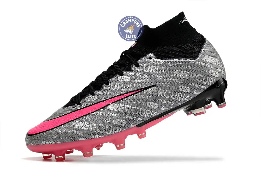 Air Zoom Mercurial Superfly 9 AG 25 - Argenté/Rose/Noir – Image 4