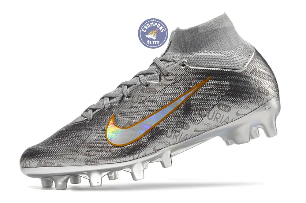 Air Zoom Mercurial Superfly 9 AG - Argenté/Gris/Doré – Image 4