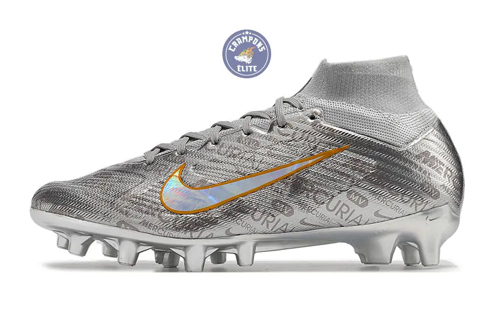 Air Zoom Mercurial Superfly 9 AG - Argenté/Gris/Doré – Image 5