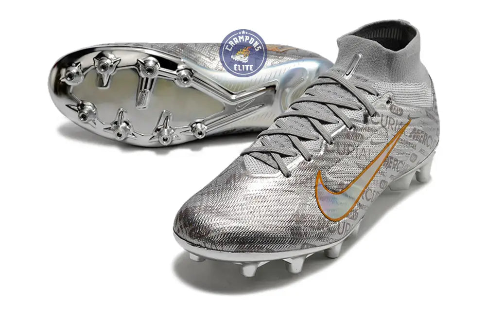 Air Zoom Mercurial Superfly 9 AG - Argenté/Gris/Doré – Image 2