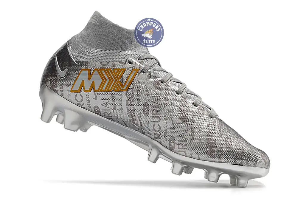 Air Zoom Mercurial Superfly 9 AG - Argenté/Gris/Doré – Image 3
