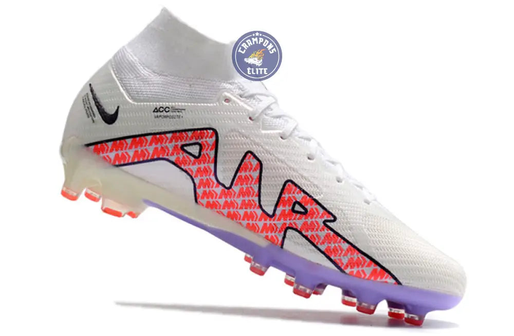 Air Zoom Mercurial Superfly 9 AG - Blanc/Rouge/Blanc ÉDITION LIMITÉE – Image 3