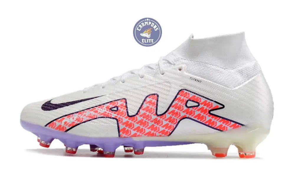 Air Zoom Mercurial Superfly 9 AG - Blanc/Rouge/Blanc ÉDITION LIMITÉE – Image 5