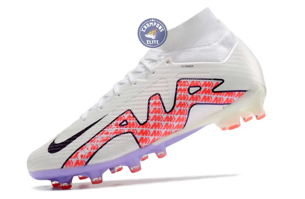 Air Zoom Mercurial Superfly 9 AG - Blanc/Rouge/Blanc ÉDITION LIMITÉE – Image 4
