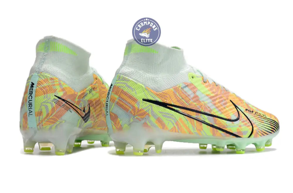 Air Zoom Mercurial Superfly 9 AG Bonded - Vert/Bleu/Orange – Image 6