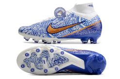 Air Zoom Mercurial Superfly 9 AG CR7 Personal Edition - Blanc/Cuivré/B