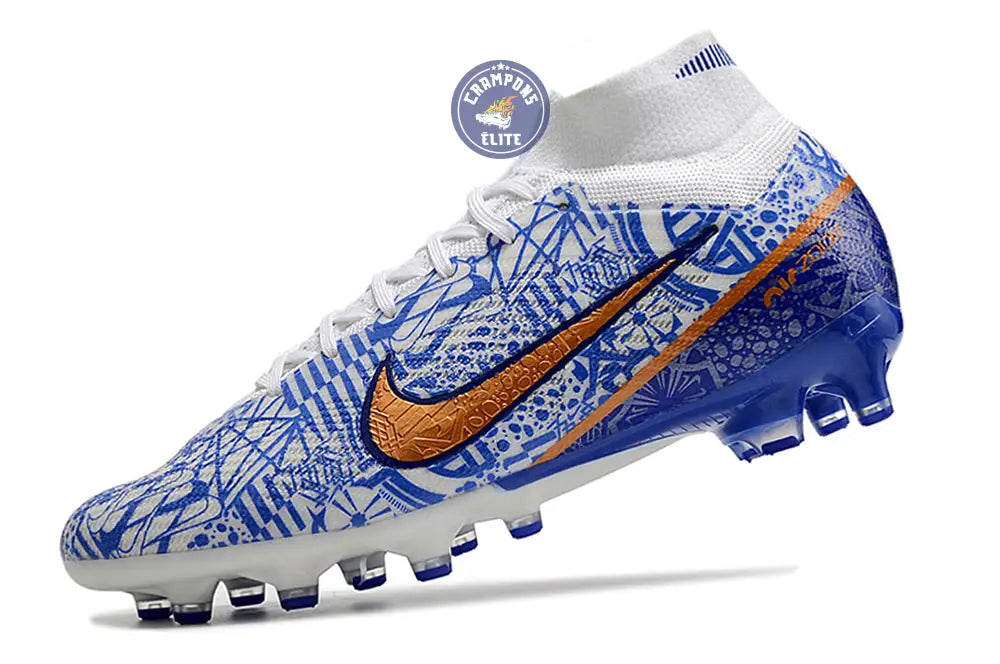 Air Zoom Mercurial Superfly 9 AG CR7 Personal Edition - Blanc/Cuivré/B – Image 4