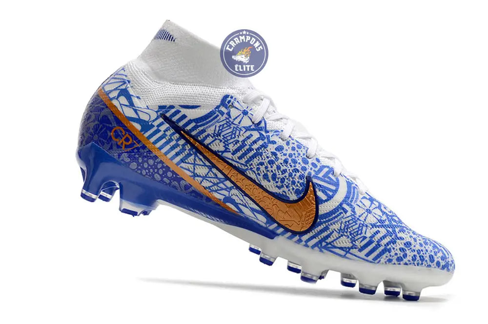 Air Zoom Mercurial Superfly 9 AG CR7 Personal Edition - Blanc/Cuivré/B – Image 3