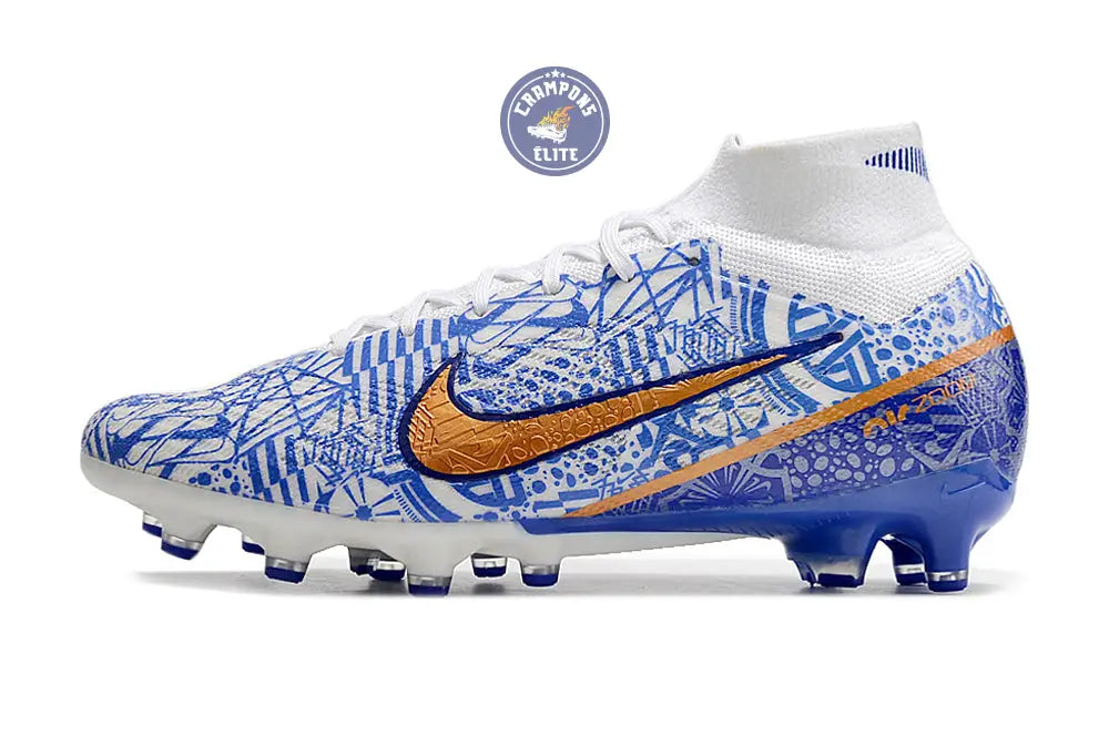 Air Zoom Mercurial Superfly 9 AG CR7 Personal Edition - Blanc/Cuivré/B – Image 5