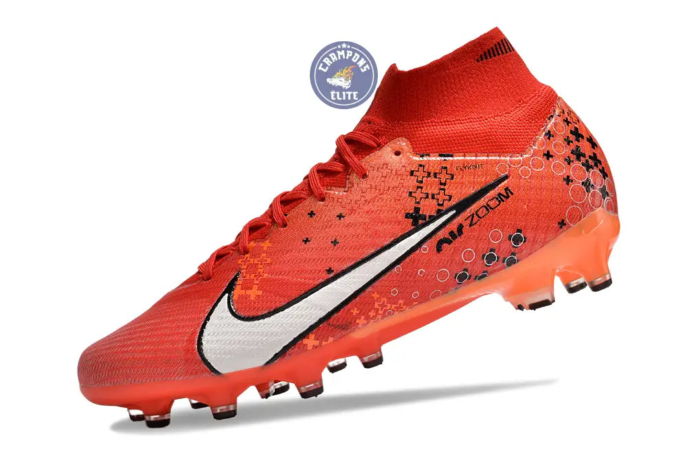 Air Zoom Mercurial Superfly 9 AG Dream Speed 7 - Rouge Cramoisi/Blanc/ – Image 4