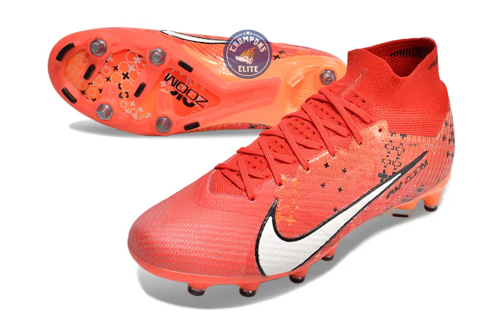 Air Zoom Mercurial Superfly 9 AG Dream Speed 7 - Rouge Cramoisi/Blanc/ – Image 2