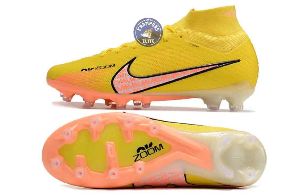 Air Zoom Mercurial Superfly 9 AG Lucent - Jaune/Crépuscule/Barely Grap