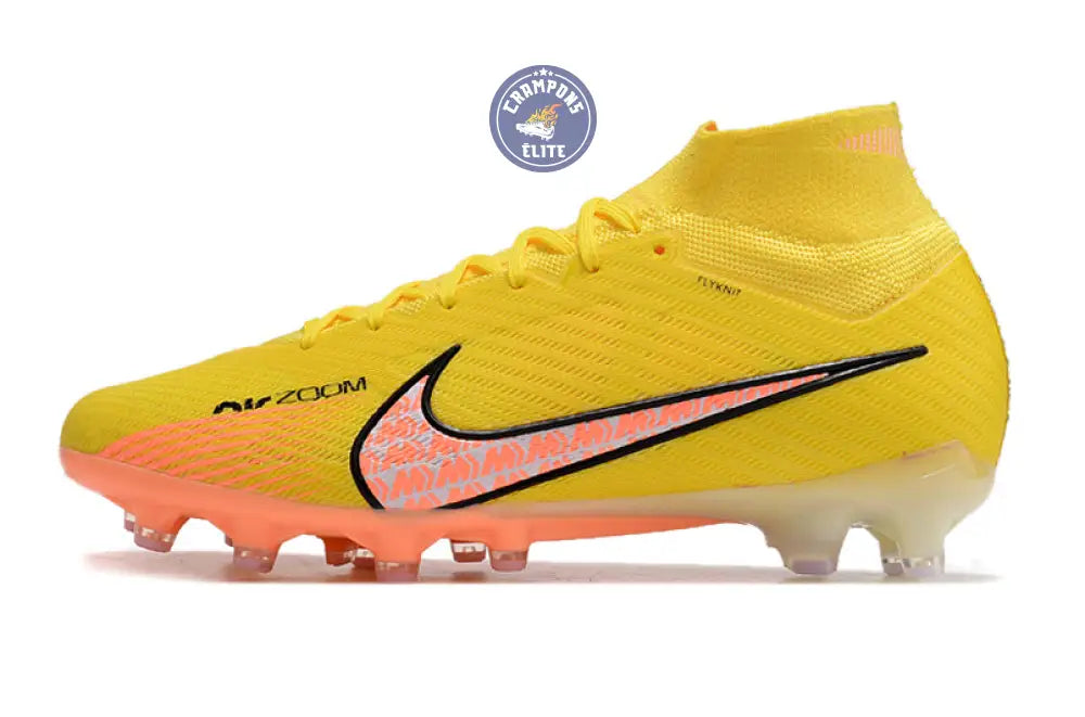 Air Zoom Mercurial Superfly 9 AG Lucent - Jaune/Crépuscule/Barely Grap – Image 5