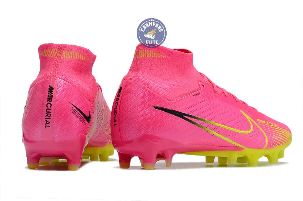 Air Zoom Mercurial Superfly 9 AG Luminous - Rose/Jaune Fluo/Gris – Image 6