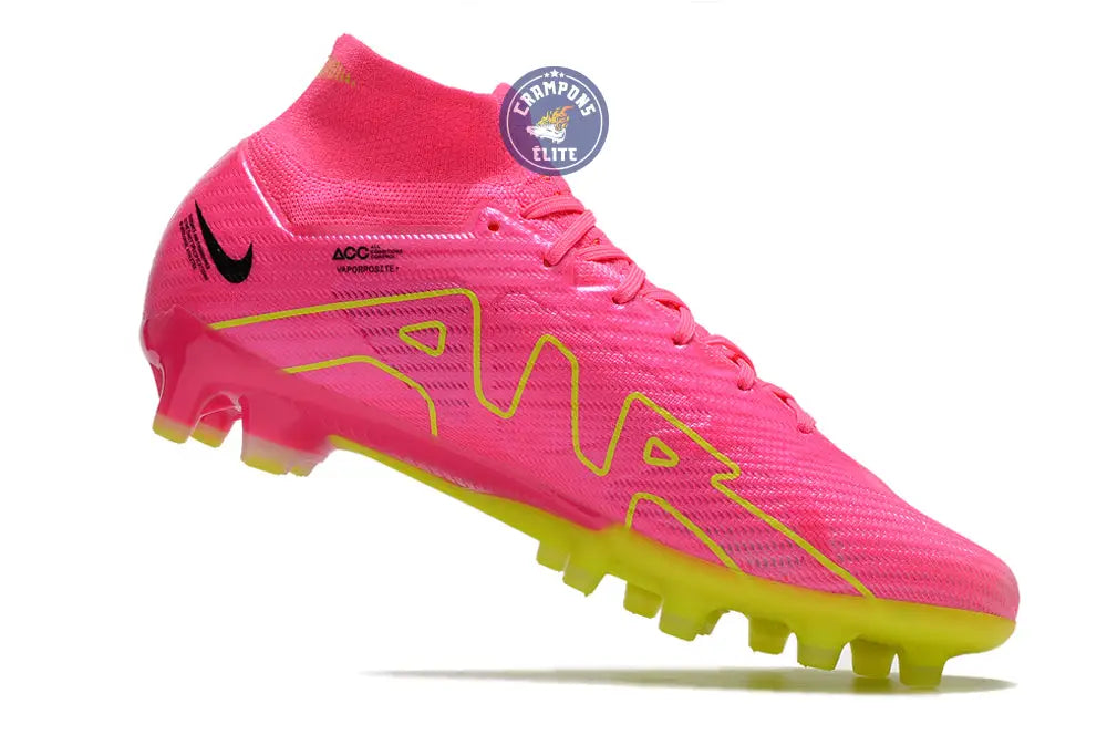Air Zoom Mercurial Superfly 9 AG Luminous - Rose/Jaune Fluo/Gris – Image 3