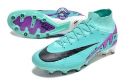 Alternative view of Air Zoom Mercurial Superfly 9 AG Peak Ready - Turquoise/Rose/Noir/Blan
