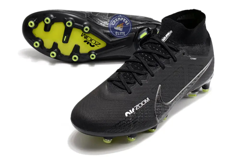 Air Zoom Mercurial Superfly 9 AG-PRO - Noir/Gris/Blanc/Jaune Fluo – Image 2