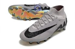 Alternative view of Air Zoom Mercurial Superfly 9 AG Rising Gem - Gris/Noir