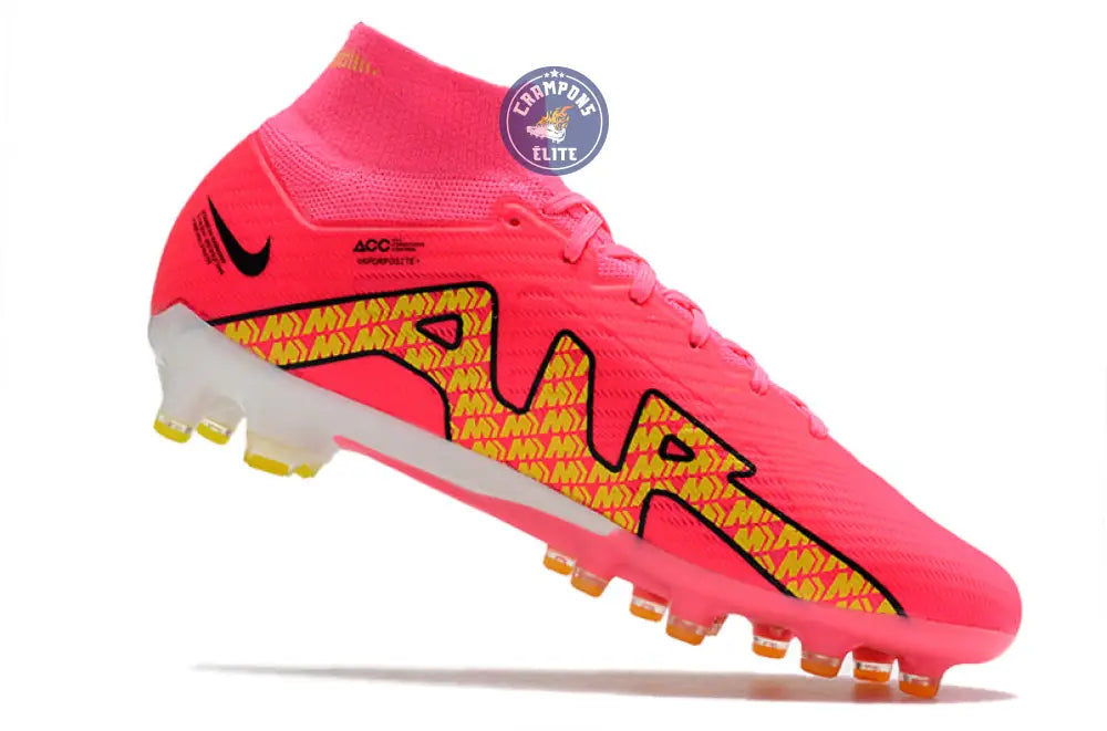 Air Zoom Mercurial Superfly 9 AG - Rose/Jaune/Blanc/Noir – Image 3