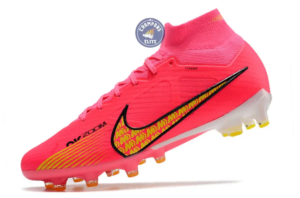 Air Zoom Mercurial Superfly 9 AG - Rose/Jaune/Blanc/Noir – Image 4
