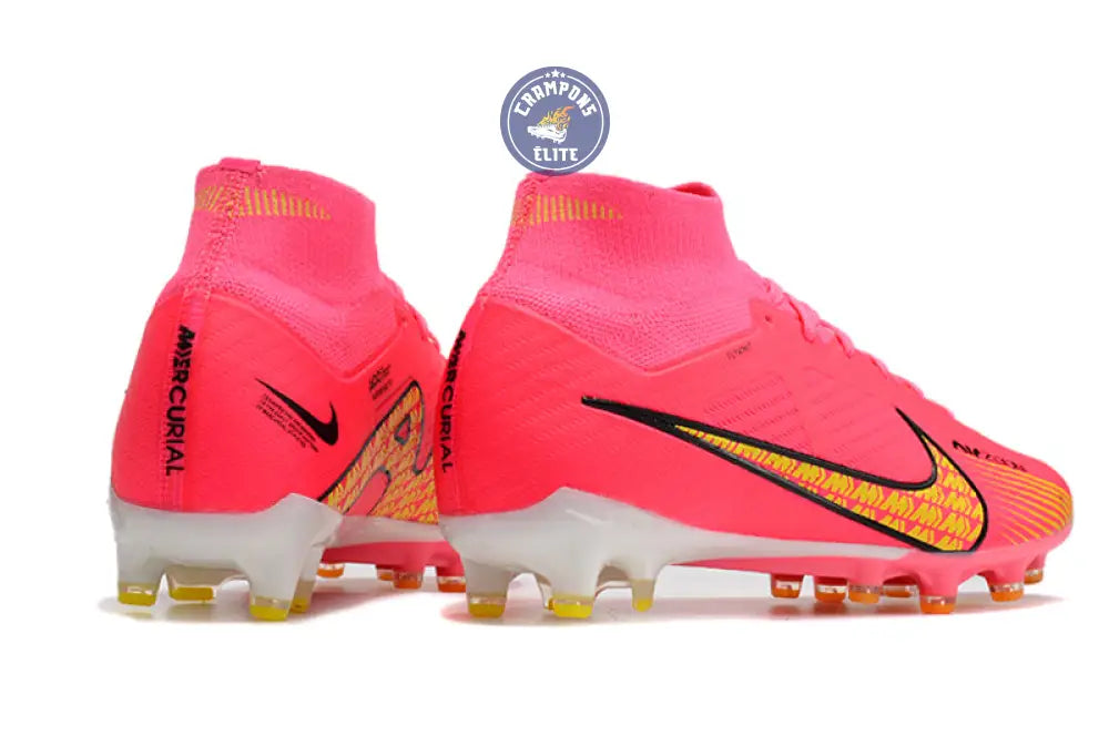 Air Zoom Mercurial Superfly 9 AG - Rose/Jaune/Blanc/Noir – Image 6