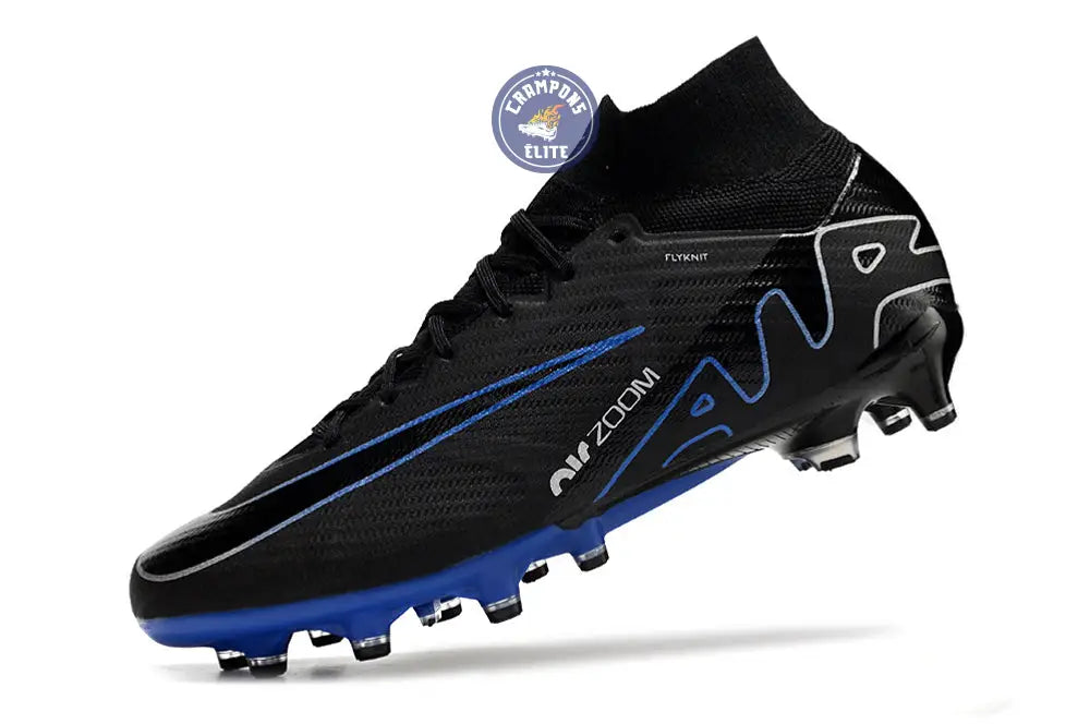 Air Zoom Mercurial Superfly 9 AG Shadow - Noir/Chrome/Bleu – Image 4
