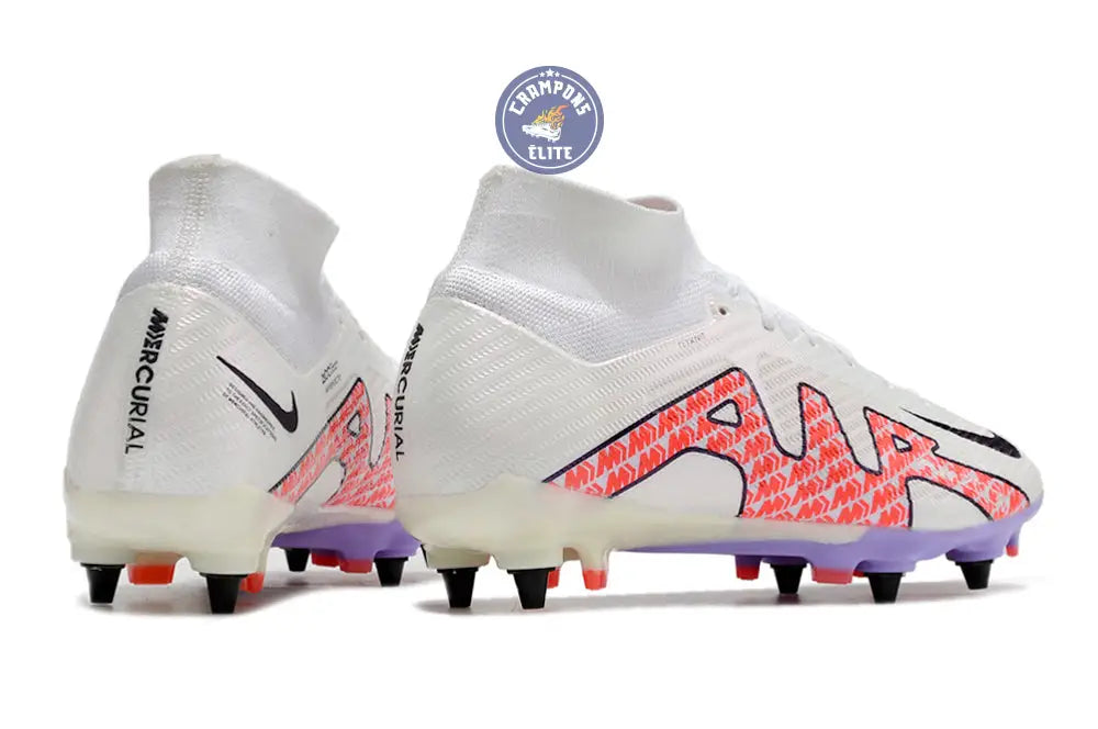 Air Zoom Mercurial Superfly 9 SG - Blanc/Rouge/Blanc ÉDITION LIMITÉE – Image 6