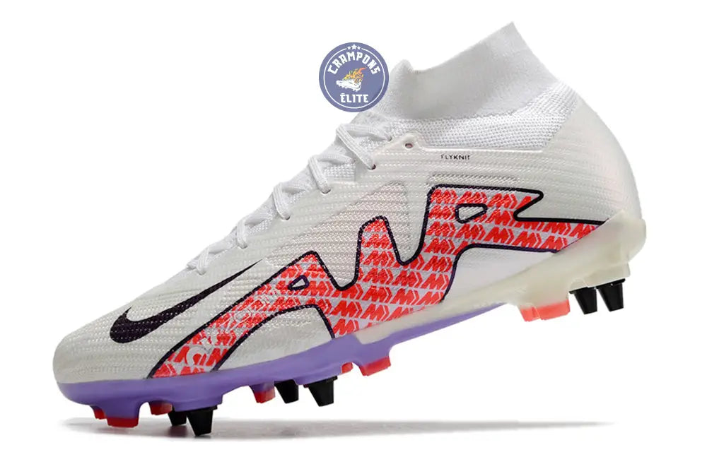 Air Zoom Mercurial Superfly 9 SG - Blanc/Rouge/Blanc ÉDITION LIMITÉE – Image 4