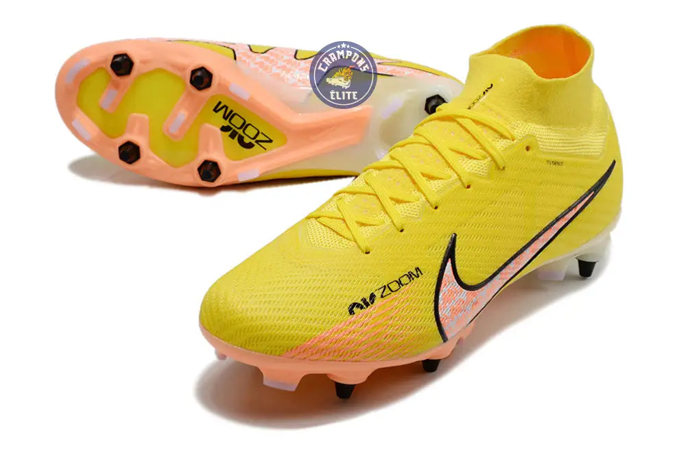Air Zoom Mercurial Superfly 9 SG-PRO Lucent - Jaune/Crépuscule/Doll – Image 2